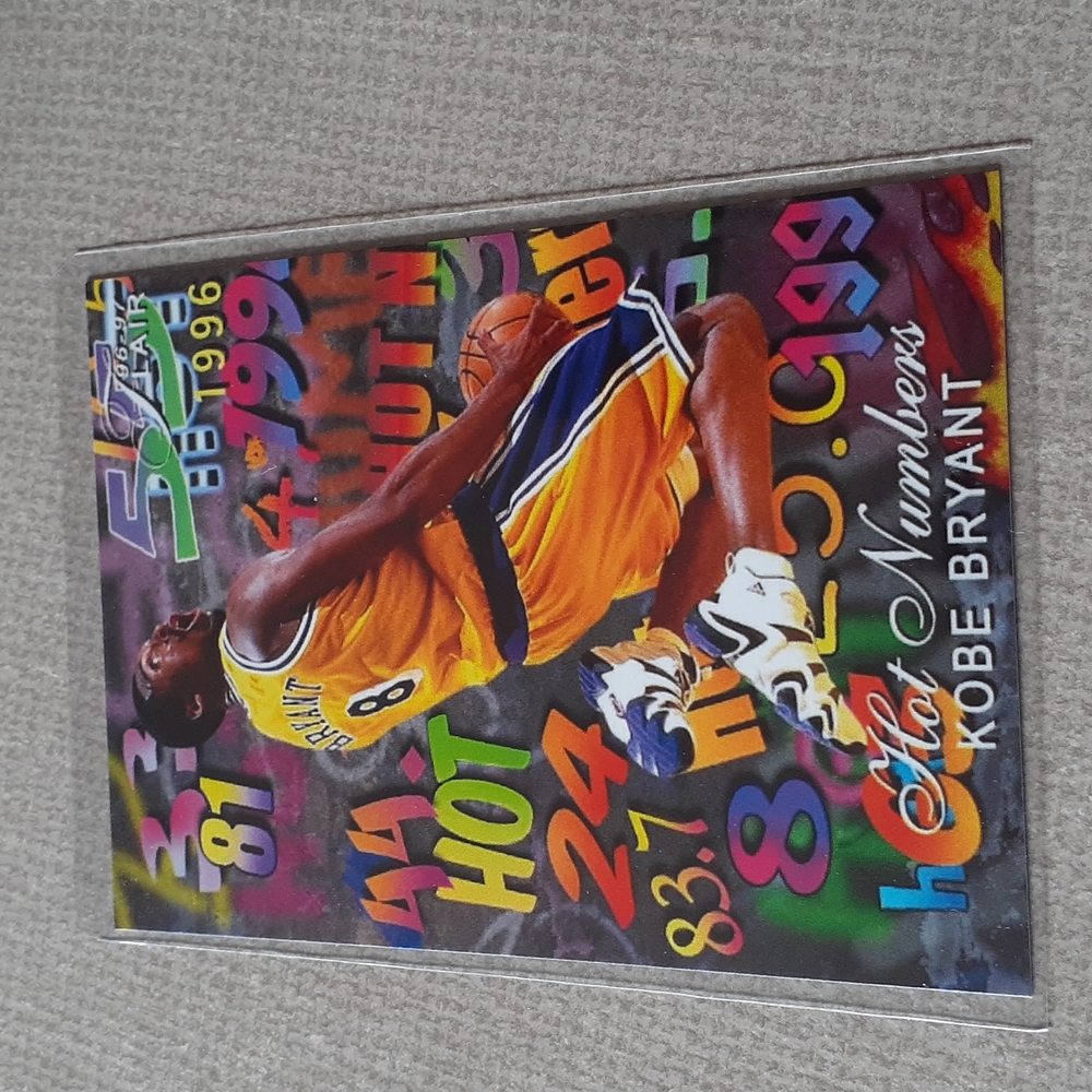 Reserved for Sackbird 1996-1997 Kobe Bryant Fleer Hot Numbers Rookie Reprint